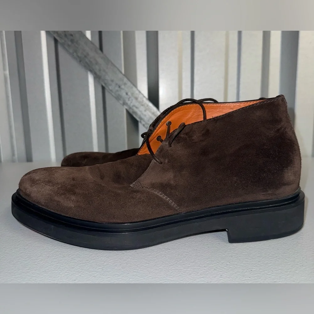 Santoni Suede desert Chukka boots size 9 1/2